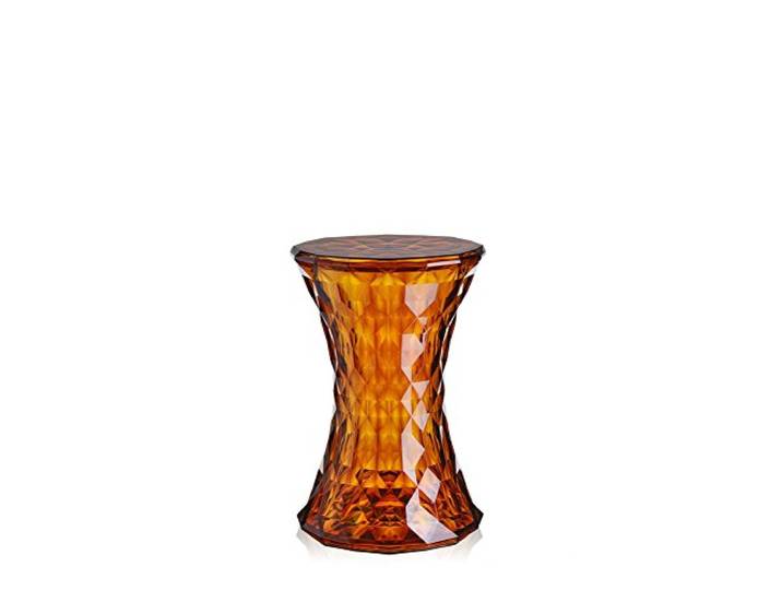 Kartell Stone, Hocker, Bernsteinfarben