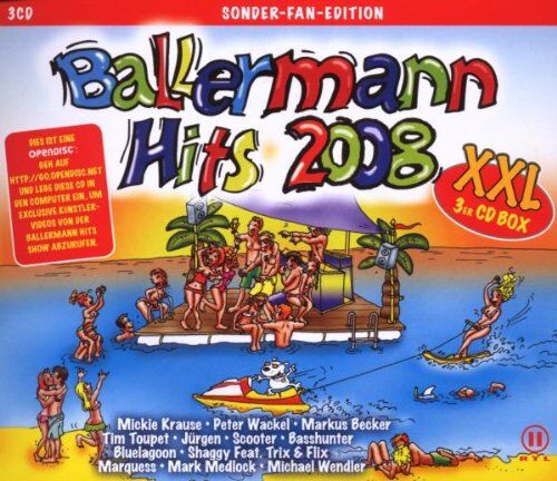 Various - Ballermann Hits 2008 (XXL 3er CD Box) - Preis vom 12.10.2026 11:37:12 h