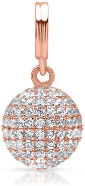 Unique Premium Kettenanhänger Silber mit Steinen rosé