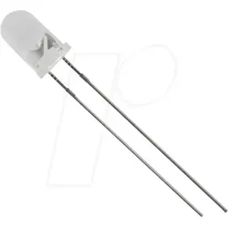 5034B2C-DSB-B - LED 5mm, bedrahtet, blau, 2000 mcd, 40°