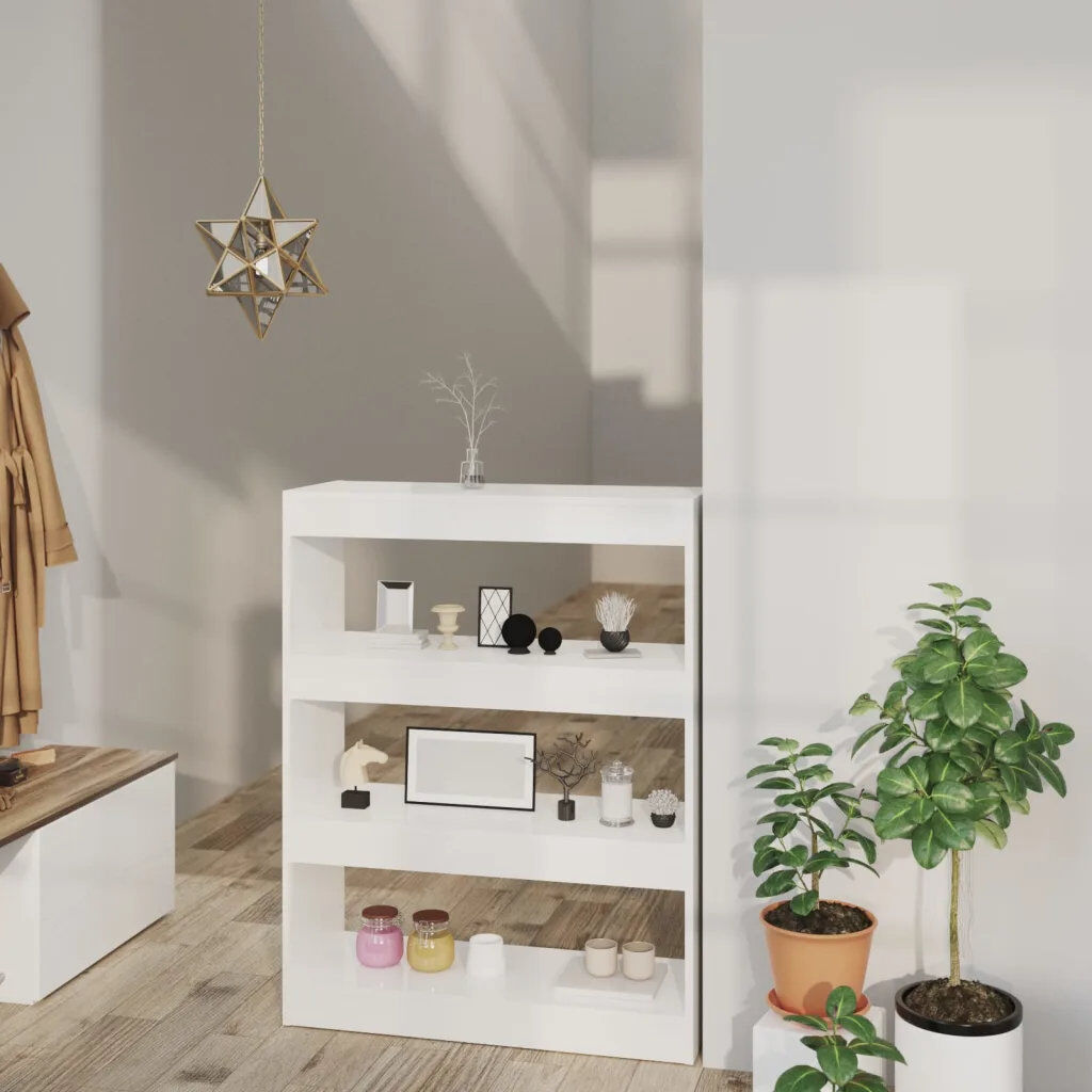 Ebern Designs Geisha Etagere Bookcase Grey 103cm H x 80cm W x 35cm D