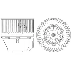 Innenraumgebläse MAHLE AB 264 000P für Ford Mondeo IV Turnier