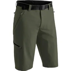 Maier Sports, Herren, Outdoorhose, Nil Bermuda (XXL), Mehrfarbig, Grün