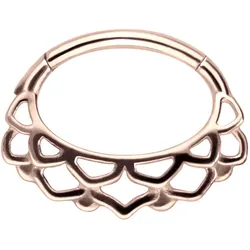 Chirurgenstahl Segmentring Clicker ORIENTALISCHES DESIGN