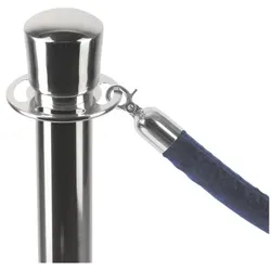 Showdown Displays Kordel für Absperrpfosten chrom umfasst blau