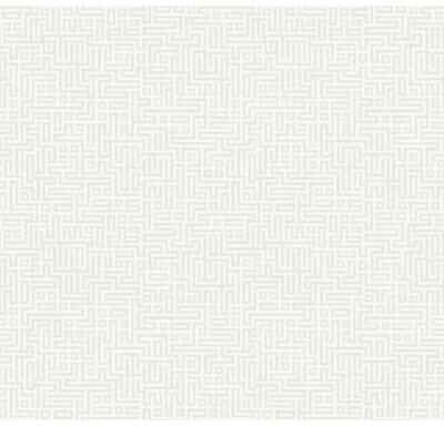 Seabrook Designs Rockefeller Maze Nonwoven Unpasted Wallpaper