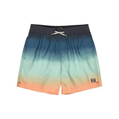 Badeshorts BILLABONG "All Day Fade", Kinder, Gr. S, bunt (mint), Obermaterial:100% Polyester., Badehosen Badeshorts