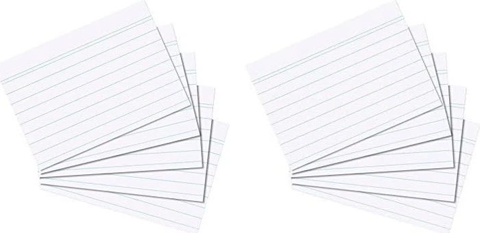 Herlitz Karteikarte A7 liniert ws 100St hf mit Aufreißfaden