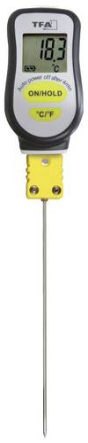 TFA Dostmann Einstichthermometer Messbereich Temperatur -20 bis 300°C Fühler-Typ K sekundenschnell, mit starrem Fühler