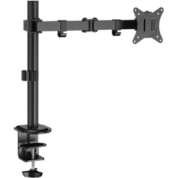 Ewent Monitor desk mount up to 32 inch, 1 screen, black (Tisch, 32", 8 kg), Monitor Halterung, Schwarz