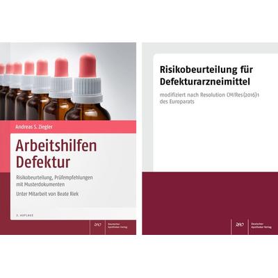 Arbeitshilfen Defektur mit Risikobeurteilungs-Block, Set von Andreas S. Ziegler, Deutscher Apotheker Verlag, 978-3-7692-8669-4