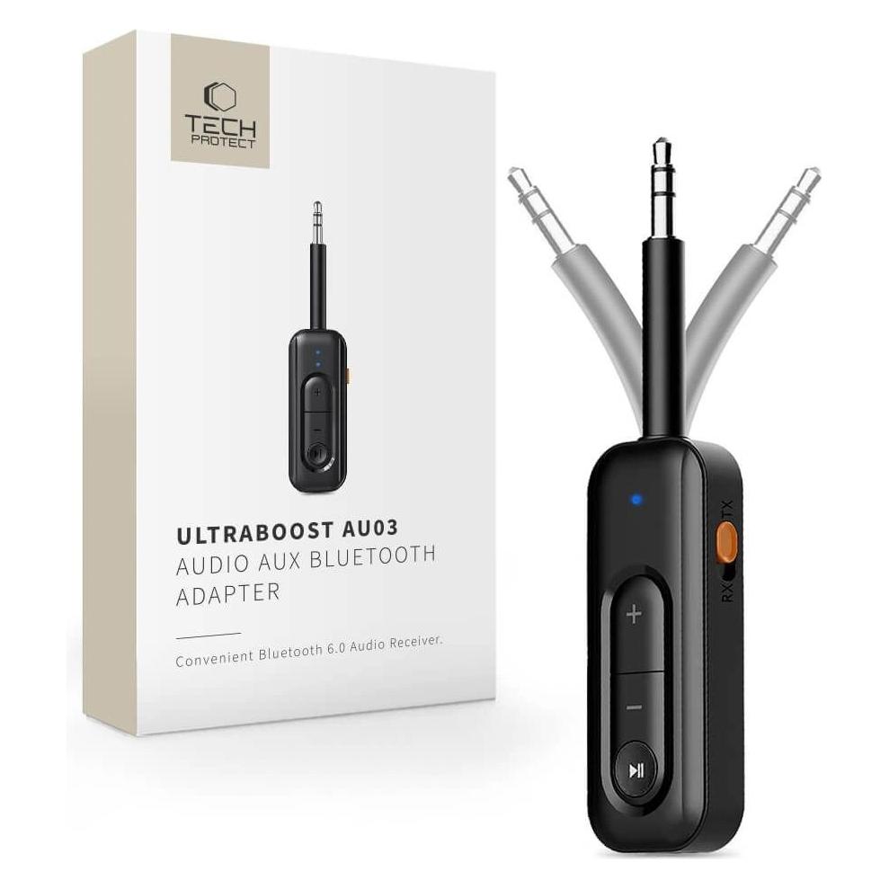 Tech-Protect Adapter Ultraboost AU03 Bluetooth 6.0-Adapter - schwarz (5906302325412)