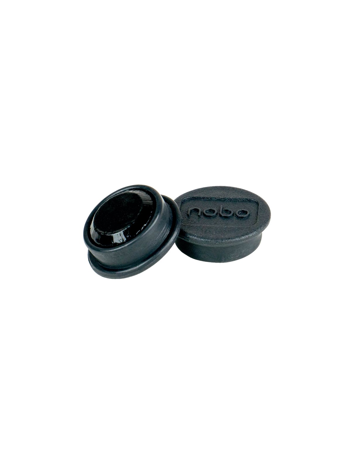 Nobo Magnete, 24 mm, 10 Stück, farbig sortiert Schwarz