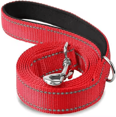Inspire Picks NightGuard Reflective Pet Leash & Harness Lead For Dogs And Cats red 2.5x120cm