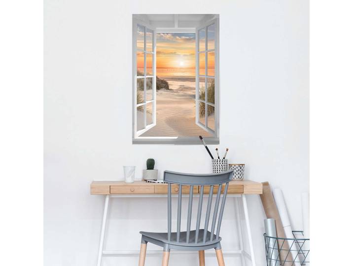 Affiche Beautiful Dunes Window Papier Orange 61 x 92 x 0cm