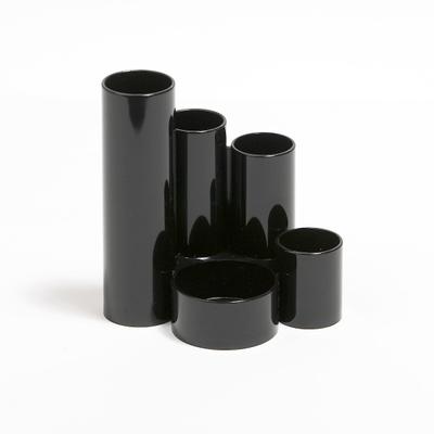 Alco Schreibtischbutler 5 Fächer Kunststoff schwarz