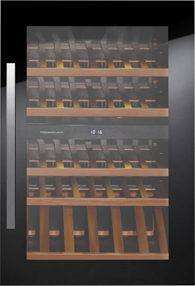 Küppersbusch FWK 2800.0 S3 K-Series 8 Einbau Weinklimaschrank Schwarz/Silver Chrome