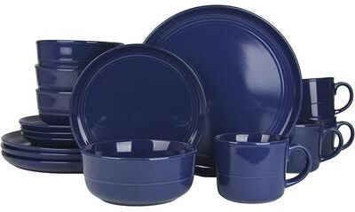 10 Strawberry Street Double Line 16 Piece Dinnerware Set