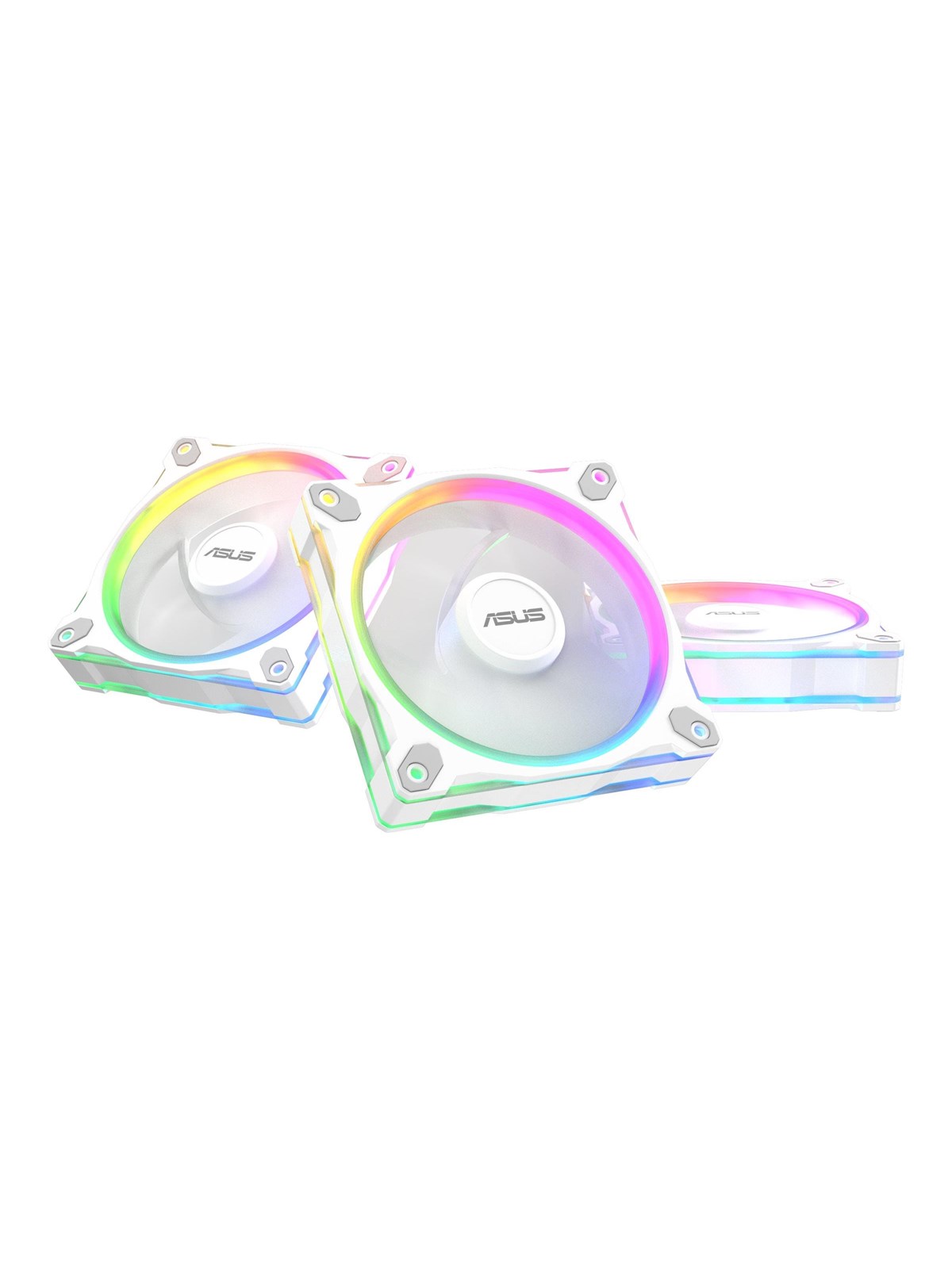 ASUS Prime MR120 White (3-pack) - Gehäuselüfter - 120mm - Weiß