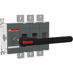 ABB OT1250EP03P Erdungsschalter 3-polig mit Griff und Welle Icw/1 Schließer 50 kA, Icw/0,25s 50 kA, Icm 110 kA 1SCA118453R1001