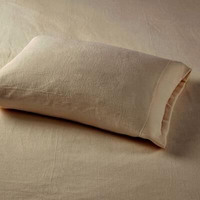 Jla Home/Bed Micro Fleece Sheet Set, Twin, Khaki