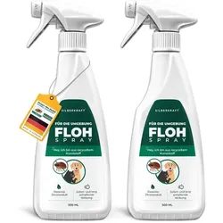 Flohspray für die Umgebung: 2 x 500 ml