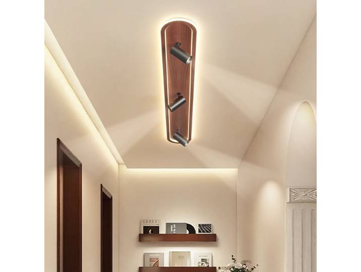 Plafonnier avec projecteurs couloir couloir hall d'entrée vestiaire salle à manger projecteurs Led luminaires d'intérieur