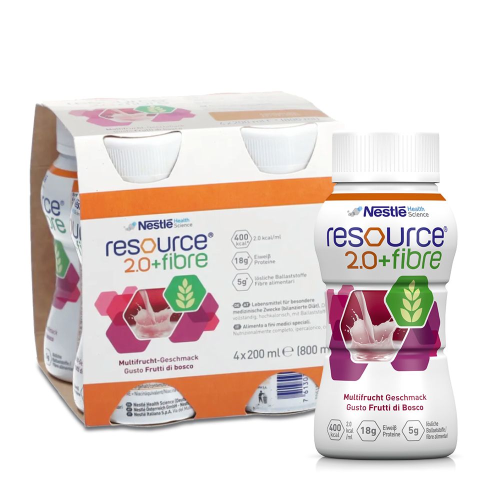 Resource 2.0+fibre Multifrucht 800 ml Flüssigkeit