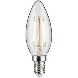 Paulmann LED Kerze Filament E14 24V 160lm 2W 3000K dimmbar Klar für Plug & Shine