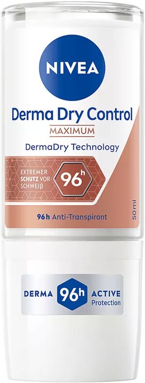 Nivea - Deo Derma Dry Control Maximum Roll-on Female, 50 ml
