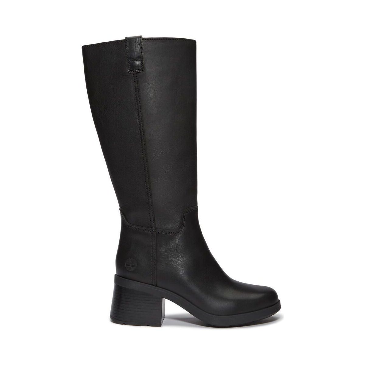 Timberland Womens Tall Zip UP Boot blk full grain 7 Wide Fit TB0A43M8W021-7-Wide Fit