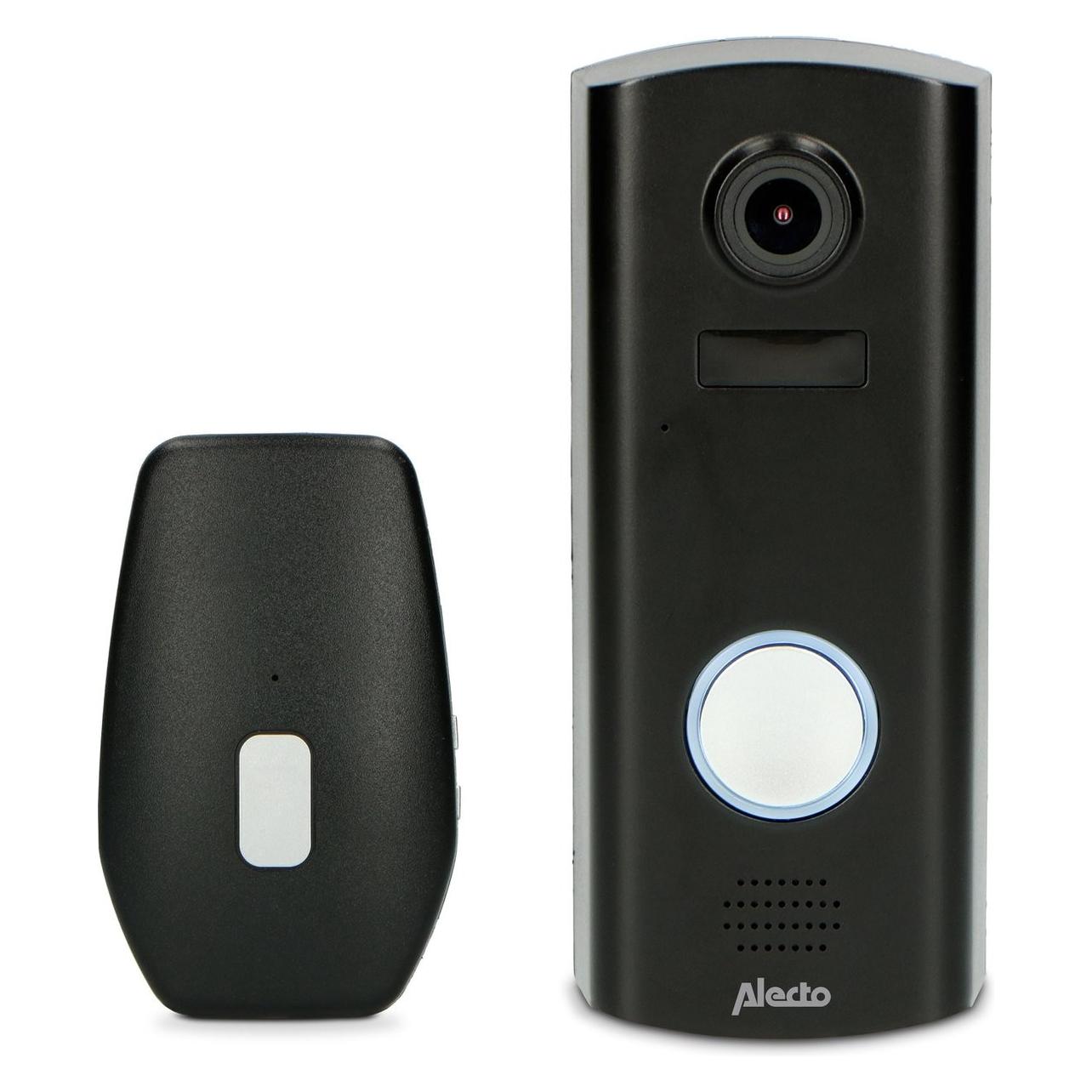 Alecto WLAN Türklingel mit Kamera, schwarz (Kabellos, WLAN) (A004532)