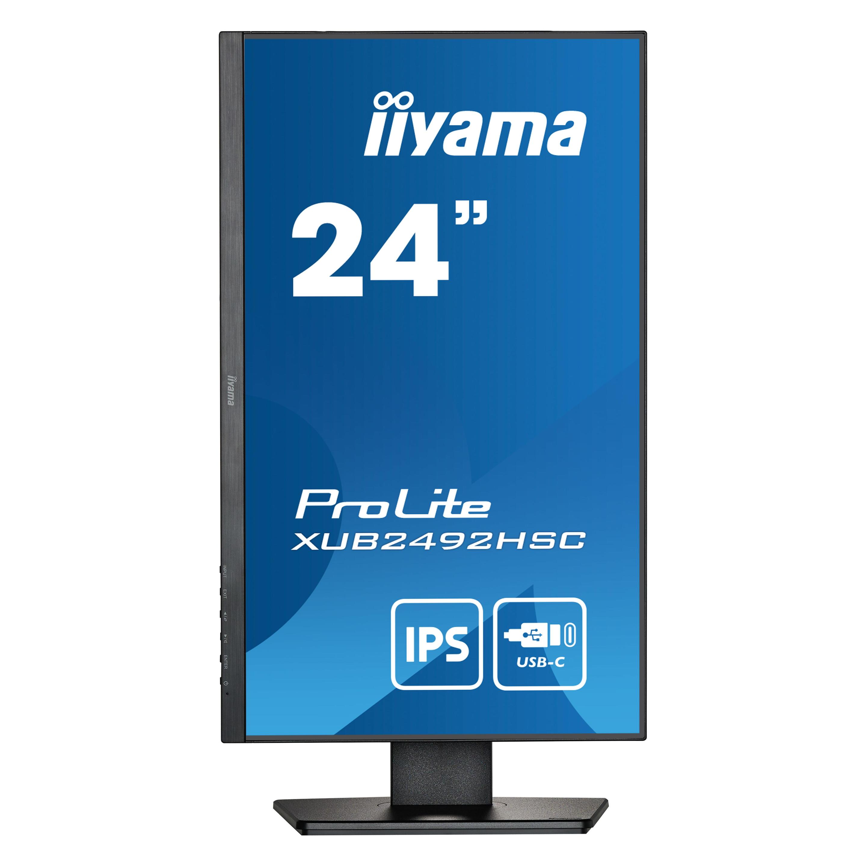 iiyama Dis 24 PL XUB2492HSC-B5 IPS (1920 x 1080 Pixel, 24") (XUB2492HSC-B5)