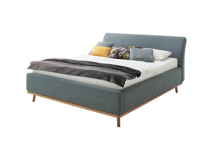 Bett Matero ocean Bezug Stoff 180 x 200 cm - Bett