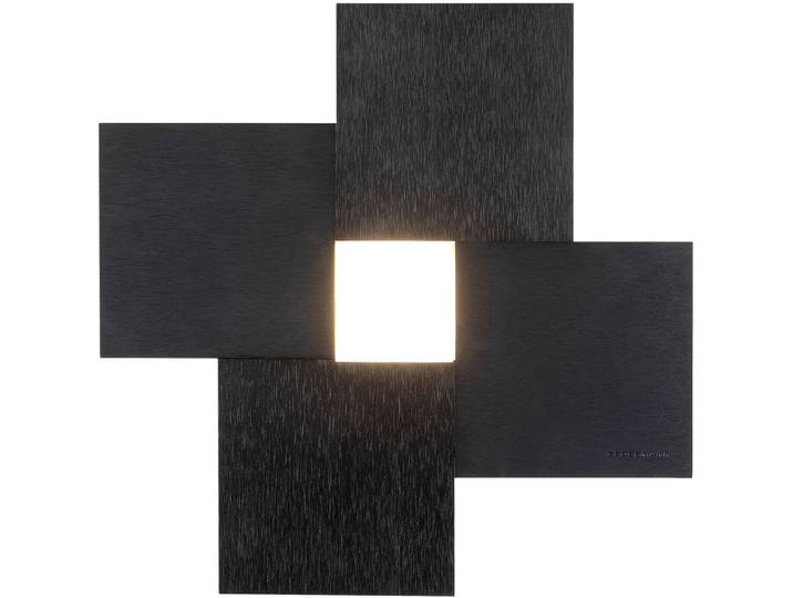 Grossmann Deckenleuchte - Farbe: schwarz - LED - Lichtfarbe: Warmweiss - Material: Metall- LED Energiesparlampe