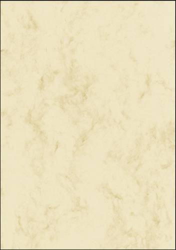 Sigel DP397 Motivpapier Marmor DIN A4 200 g/m² Beige 50 Blatt