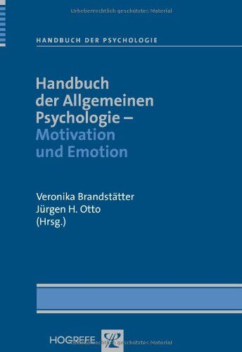 Veronika Brandstätter - Handbuch der Psychologie: Handbuch der Allgemeinen Psychologie - Motivation und Emotion: Handbuch der Psychologie Band 11: BD 11 - Preis vom 10.10.2026 11:48:34 h