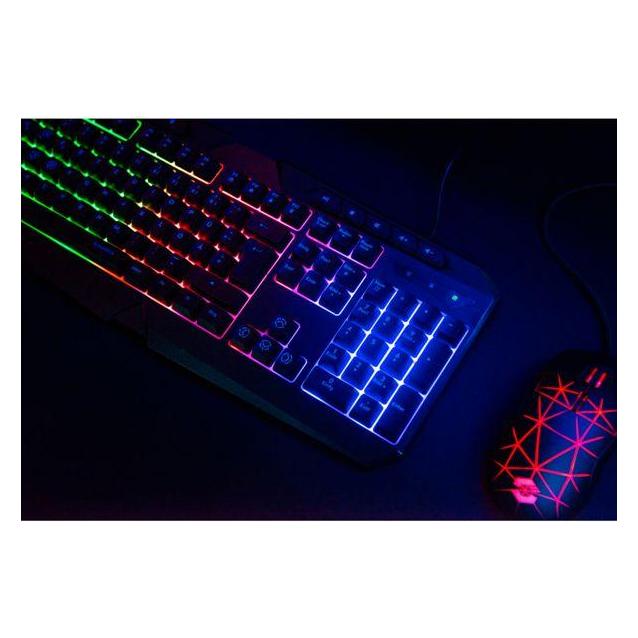 Speedlink LUDICIUM RGB Rainbow Gaming Keyboard, black (DE, Kabelgebunden) (MKM-790)