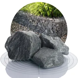 Diabas Gabionensteine grau 60-120 mm - 25 kg Sack