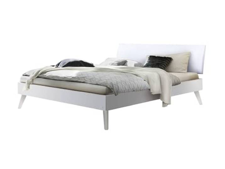 Hasena Trento Bett Pesaro 25 weiß deckend Kopfteil weiß 140x200