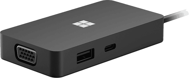 Adaptador USB - Microsoft Travel Hub, Multipuerto, Para SurfaceNegro