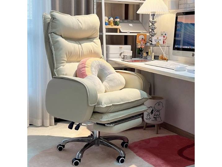 Chaise De bureau ergonomique d'étude, coussin De jeu, Support De luxe, chaise De bureau confortable pour ordinateur, accessoires pour la maison