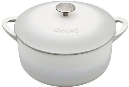 Denby Natural Canvas Cast Iron 24cm Round Casserole