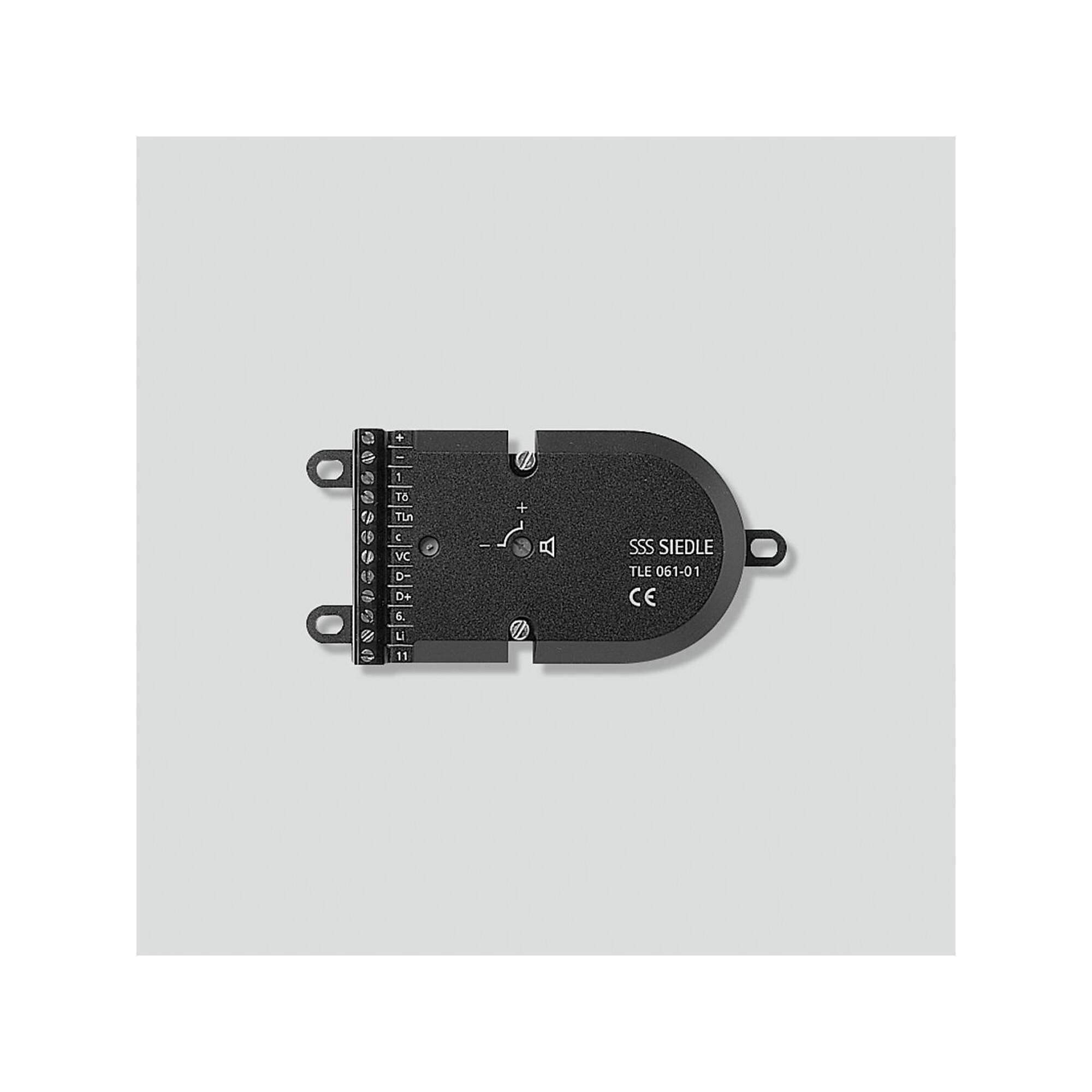 Siedle&Söhne Türlautsprecher für 1+n-Technik, sw TLE 061-01 (200049180-00)
