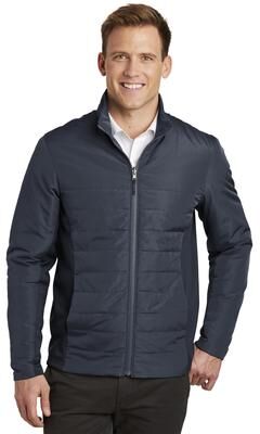 Port Authority J902 Collective Insulated Jacket in River Blue Navy size Medium   Polyester