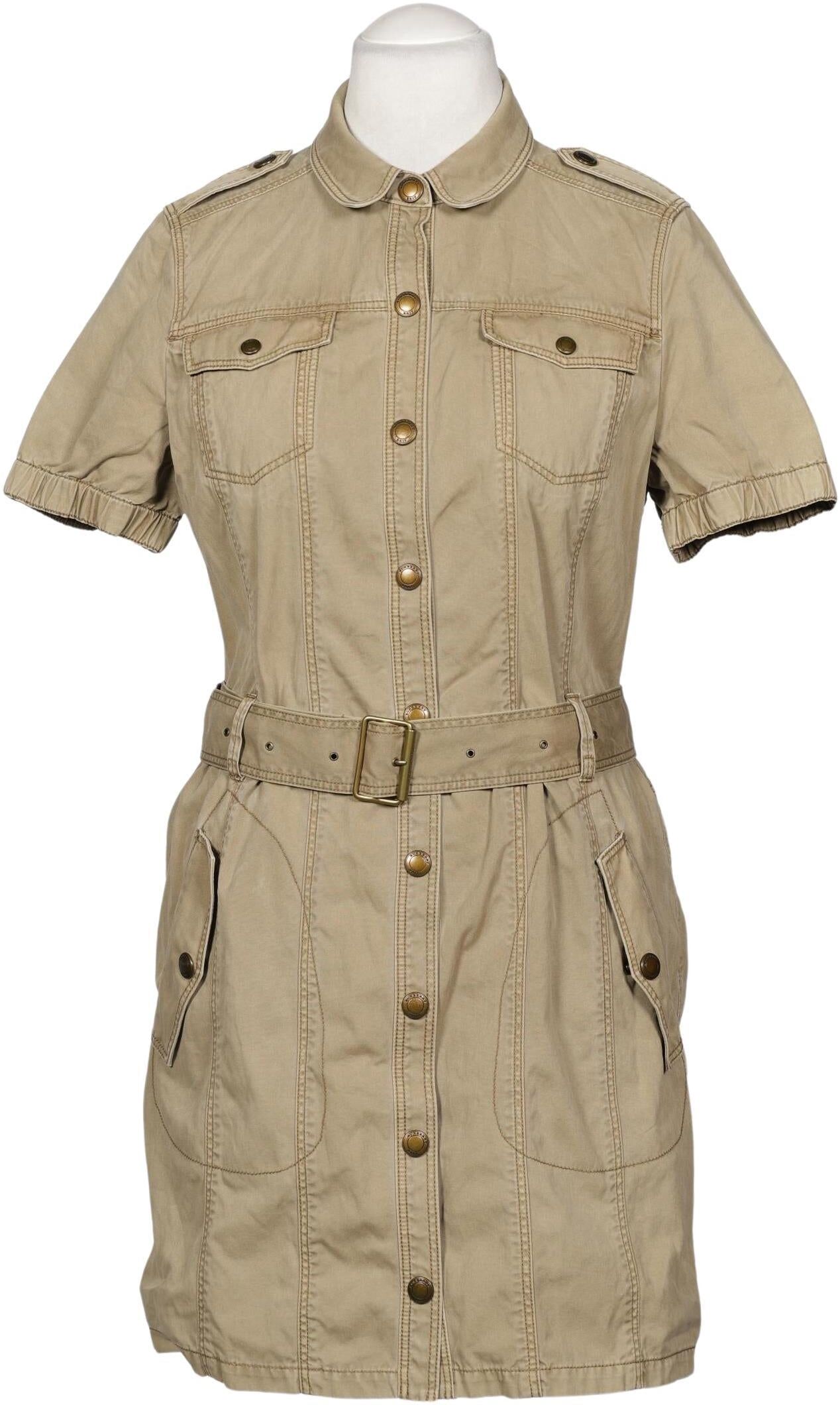 Burberry Damen Kleid, Beige, Gr. EU 42, Baumwolle - Second Hand