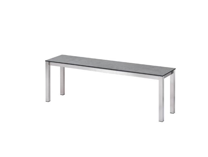 Ellems Gartenbank Stettin Hellgrau 140 x 32.5 x 45 cm