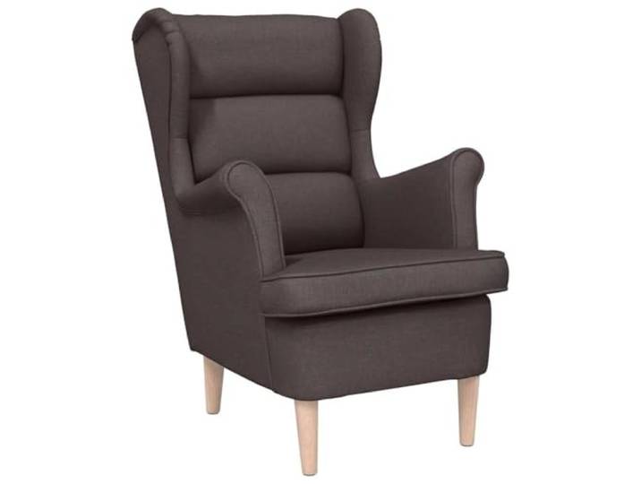 Makastle Sessel Dunkelbraun 74x84x100 cm Stoff