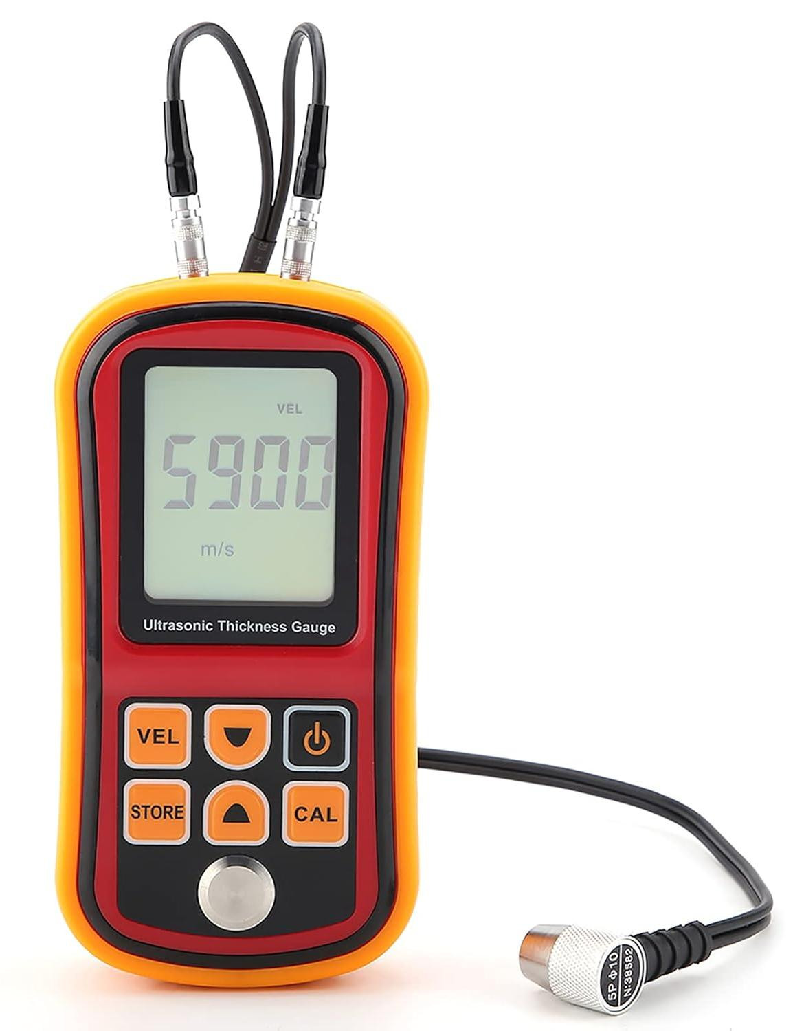 Selius GM100 Digitale Ultrasone Diktemeter voor Staal, Meetbereik 1,2-220 mm, LCD-display