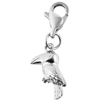 Kettenanhänger ADELIA´S "Anhänger – Charmanhänger aus Edelstahl", silber, Schmuckanhänger, Damen, Edelstahl, Kettenanhänger, Ein stilvolles Geschenk für besondere Momente